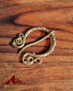 Ornate Penannular Twisted Brooch 800-1000AD