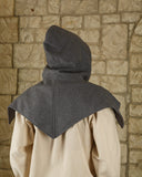 Folke hood wool grey