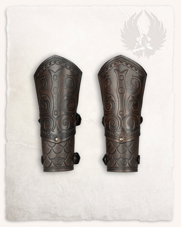 Gawain bracers brown