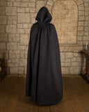 Harun cloak canvas black